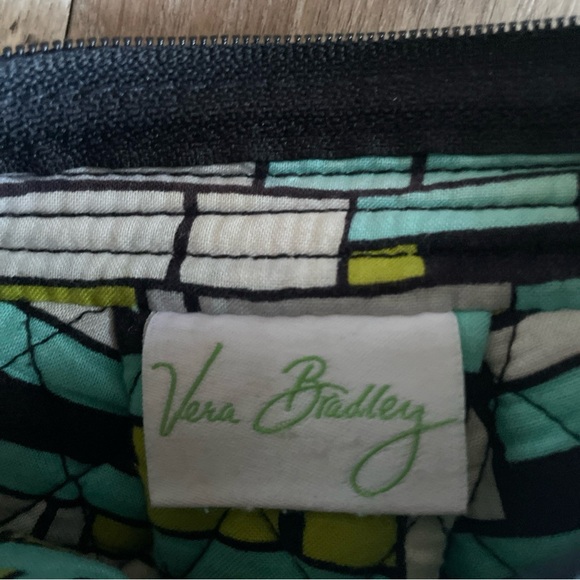 Vera Bradley Women’s turquoise small Floral Cloth Purse handbag Adjustable Strap - Picture 5 of 8